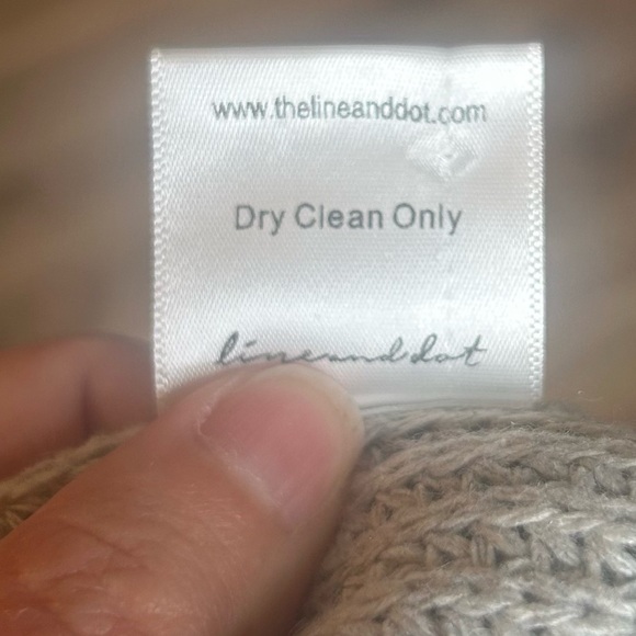 Line & Dot Cream Button-Up Cardigan Women’s XL - Picture 10 of 10